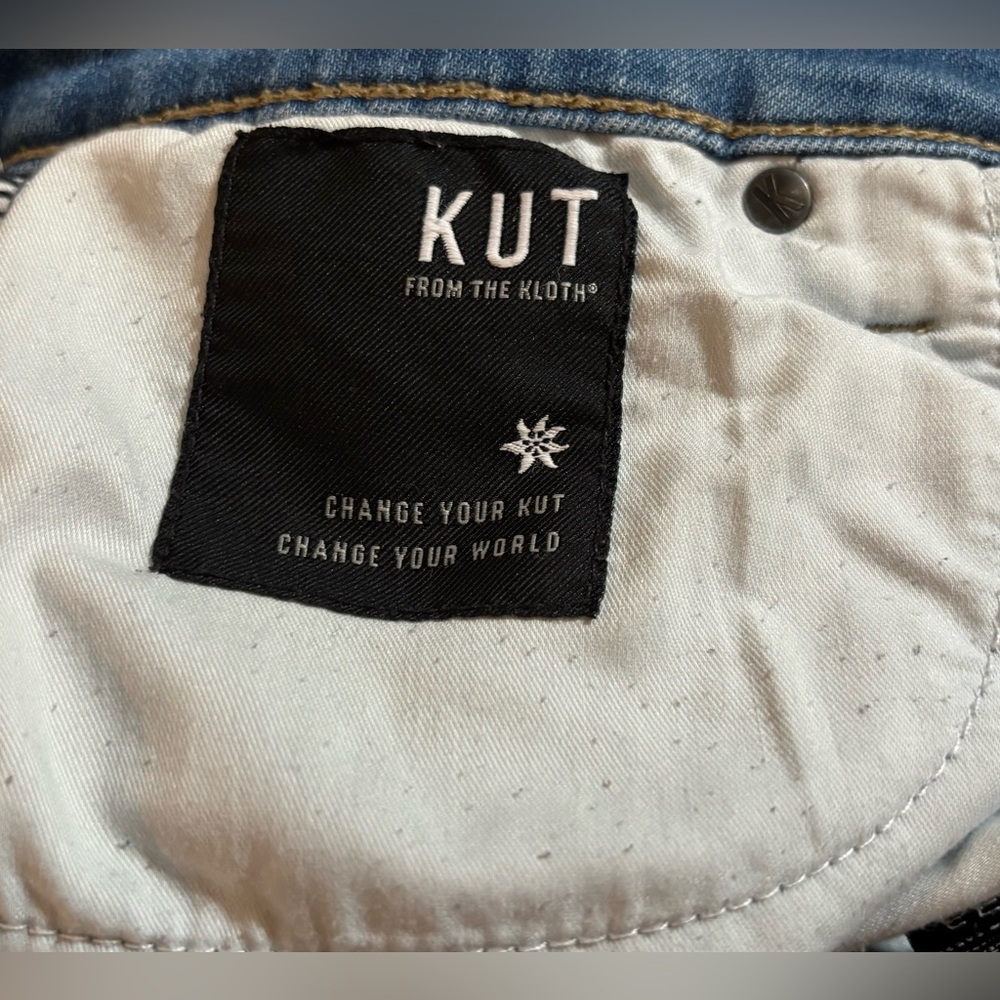 Kut from the Kloth Jeans Women’s Size 12 Reese Fab Ab Straight Leg High Rise - Picture 8 of 10
